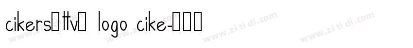 cikers02v9 logo cike字体转换